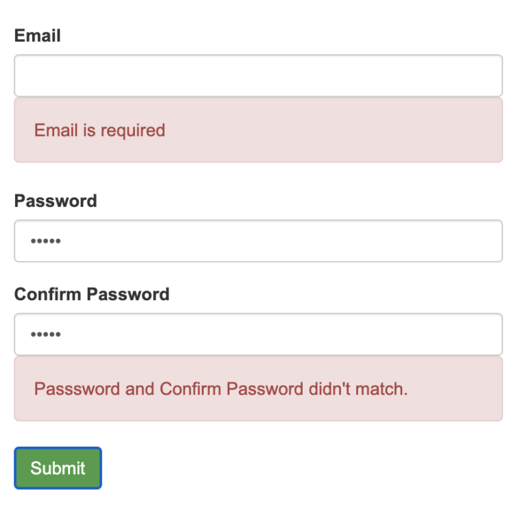 Пароль confirm. Валидация пароля. Password and confirm password. Password Match. Validation messages