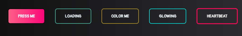 CSS Button effects