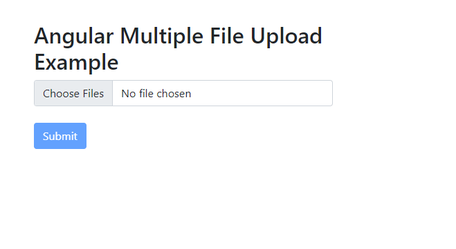 Angular Multiple File Upload Example