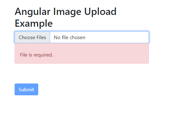 Angular Image Upload with Preview Example 